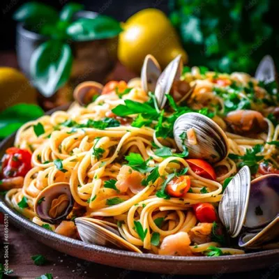  Spaghetti alle Vongole: Ein kulinarischer Tanz zwischen frischer Meeresbrise und dem pikanten Hauch von Knoblauch!